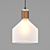 Elegant Glass Pendant Light 3D model small image 2