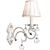 Elegant Eurosvet Ivin Wall Sconce 3D model small image 1