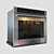 KitchenAid KOST100ESS: Stylish Wall Oven 3D model small image 7