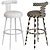 Moris Bar Chair: Elegant And Stylish 3D model small image 2