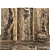 Elegant Brown Rex Marble: Textured Slabs, Tiles & More 3D model small image 1