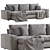 Modern Kivik Sofa: Comfortable & Stylish 3D model small image 5