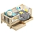 Henry Children's Bed with Drawers: Stylish and Functional 3D model small image 2