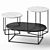 Sleek Eponimo MT Coffee Tables 3D model small image 1