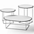 Sleek Eponimo MT Coffee Tables 3D model small image 2