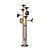 Elegant Brass Trumpet Floor Lamp 3D model small image 2