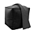 Stylish Moriah Black Pouf: Ashley Furniture 3D model small image 2