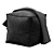 Stylish Moriah Black Pouf: Ashley Furniture 3D model small image 4