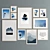 Versatile Art Frame Collection - Various Sizes & Materials 3D model small image 2