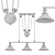 Minsk Pendant Lamp: Stylish and Adjustable Lighting Solution 3D model small image 8