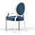 Caracole Regal Dining Chair: Elegant Design & Comfort 3D model small image 3