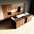 Modern Kitchen Island Design 3D model small image 2
