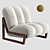 Theodore Luxe Velvet Armchair 3D model small image 7