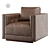 Kiera Swivel Chair: Versatile Colors for Stylish Comfort 3D model small image 1