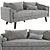  Stylish Redcliffe Sofa: Timeless Design & Ultimate Comfort 3D model small image 1