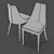 MENORCA Eco Leather Chair 3D model small image 4