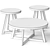 Modern Marina Coffee Table Set 3D model small image 2