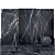 Black Marquina Marble Slabs & Tiles 3D model small image 2