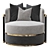 Cosy COMO Armchair: Stylish and Comfortable 3D model small image 2