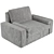 Cozy Kivik Armchair: Your Perfect Retreat 3D model small image 2