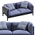 Sleek Arbor Sofa: Modern Comfort 3D model small image 2