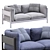 Sleek Arbor Sofa: Modern Comfort 3D model small image 5