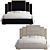 Elegant Double Bed - 1800mm x 2000mm 3D model small image 5