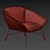 Elegant Lennox Armchair: A Perfect Blend of Style and Comfort 3D model small image 3