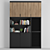 Versatile Modular Cabinet: High-Quality Shelves & Stunning Renders 3D model small image 1