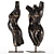 Sculptural People Art Decoration 3D model small image 3