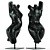 Sculptural People Art Decoration 3D model small image 5