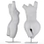 Sculptural People Art Decoration 3D model small image 7