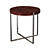 Sleek Metal Coffee Table 3D model small image 1