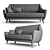 La Forma: Off Soft Sofa 3D model small image 4