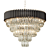 Elegant Indoor Chandelier 3D model small image 1