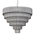 Elegant Indoor Chandelier 3D model small image 2