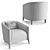 Luxurious Fendi Casa Sabrina: Elegant Armchair 3D model small image 5