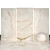 Elegant White Beige Marble Slabs 3D model small image 2