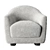 Minimalist Comfort: Djo Armchair 3D model small image 2