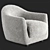 Minimalist Comfort: Djo Armchair 3D model small image 4