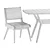 Modern 4-Piece Dining Set 3D model small image 4