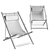 Sunset Serenity Beach Chair 3D model small image 4