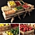 Market Fresh Fruit & Veg Crates 3D model small image 1