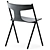 Modern Minimalist Wooden Chair 3D model small image 2