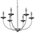 Modern Metal Chandelier: Elegant Luminary for your Space 3D model small image 1