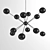 Vintage Gold Rewire Chandelier 3D model small image 4