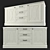 TV Stand Drawers | Sleek Storage Solution 3D model small image 1