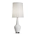 Milky Glass and Nickel Accented Capri Lamp 3D model small image 6