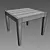 Elegant Teak Side Table - Laurel 3D model small image 3