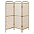 Masaya Rattan Partition Wall: Natural Elegance 3D model small image 1